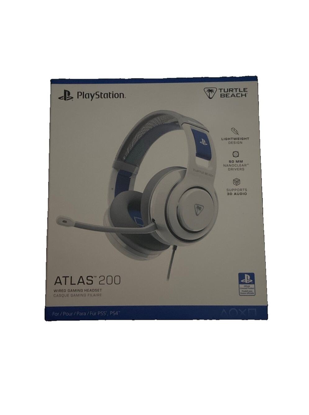 Turtle Beach Playstation Atlas 200 Gaming Headset White